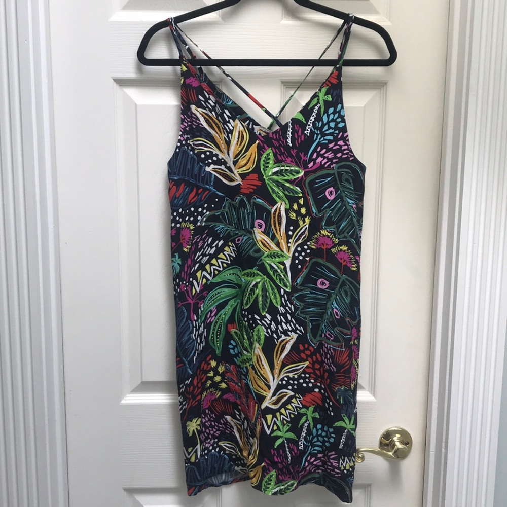 Topshop floral shift dress